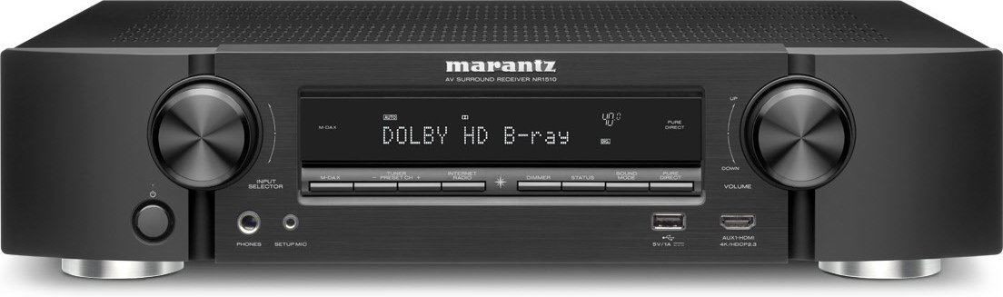 NR-1510 Klang Effekt Receiver schwarz