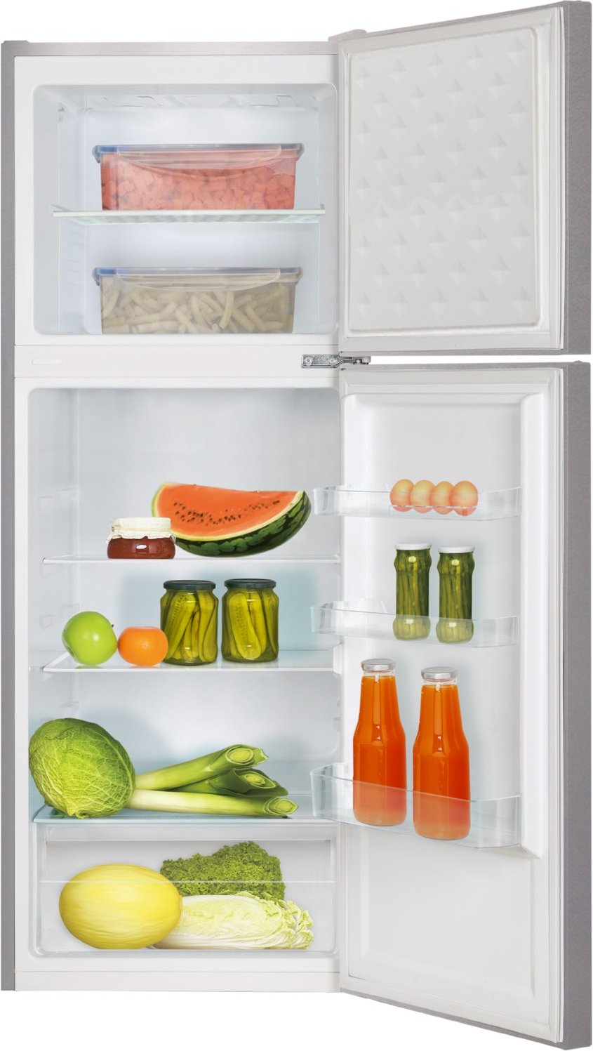 DT 374 160 E Kühl-/Gefrierkombination edelstahl-look