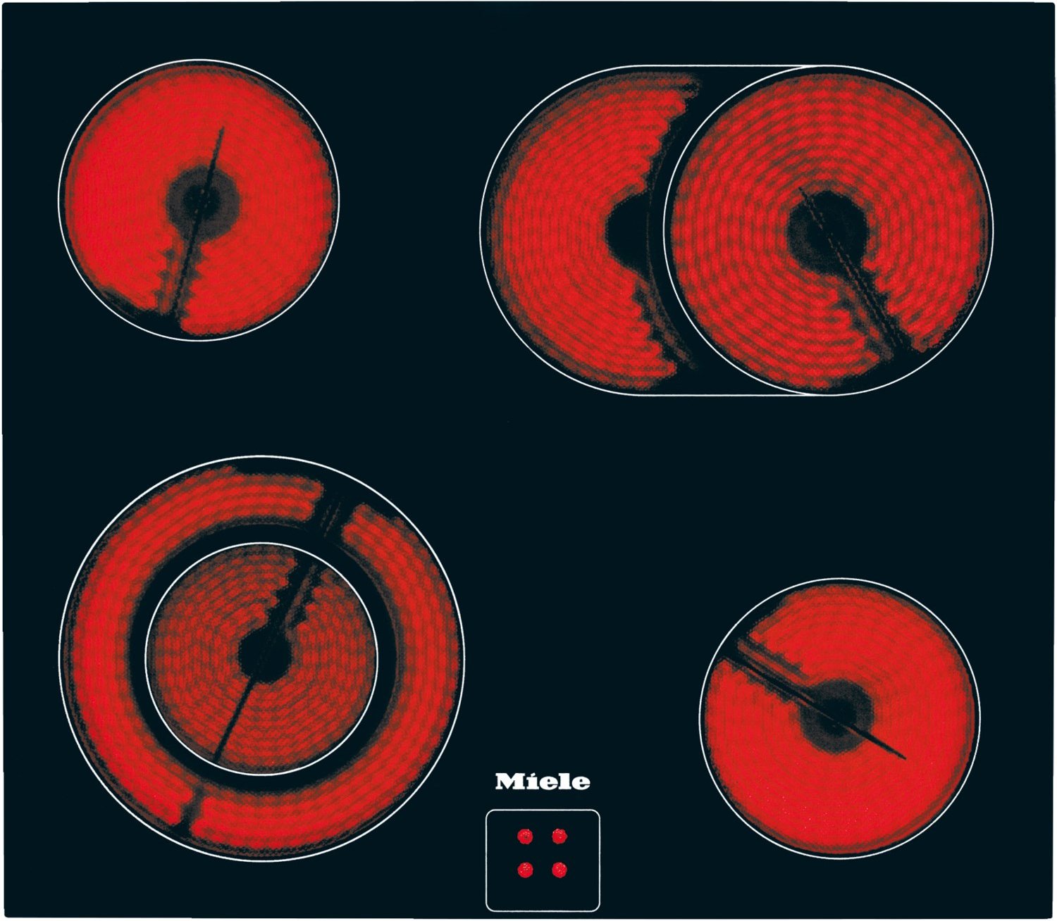 KM 6017 Glaskeramikfeld rahmenlos