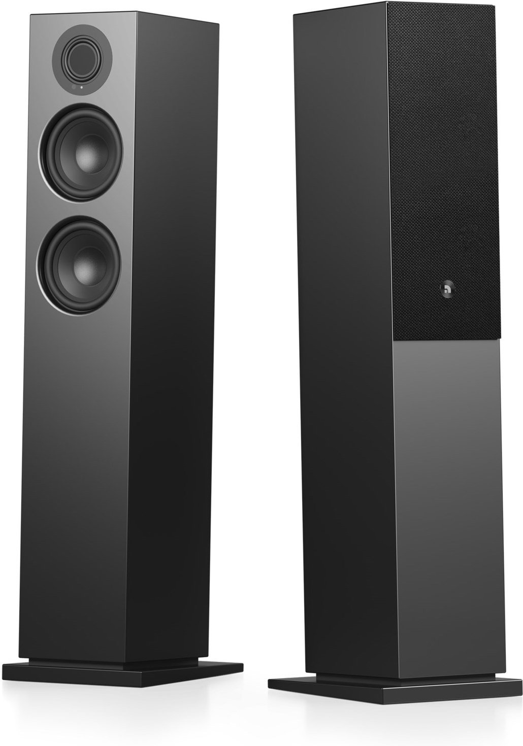 A48 W /Paar Streaming-Lautsprecher schwarz