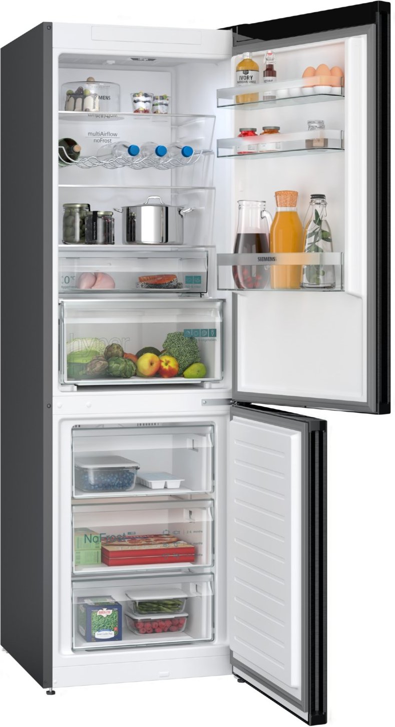 KG36NXXBF Kühl-/Gefrierkombination schwarz edelstahl/cleansteel