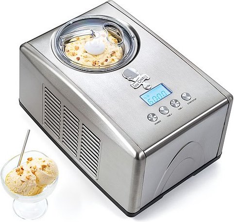 ICMS-C15 VANILLA Eismaschine silber