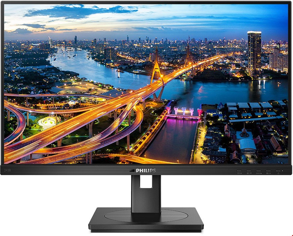 243B1/00 61 cm (24") TFT-Monitor mit LED-Technik schwarz