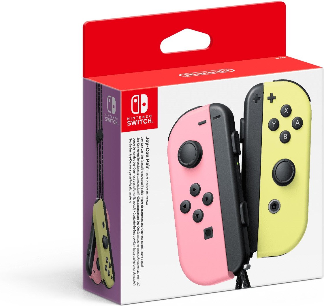 Joy-Con (2er Set) pastell rosa/pastell gelb