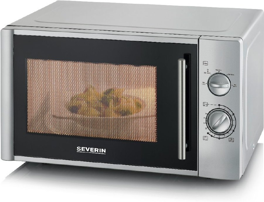 MW 7772 Stand-Solo-Mikrowelle silber