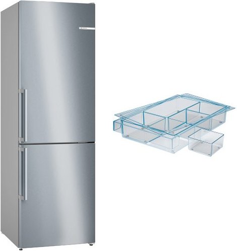 KGHN36VICT Kühl-/Gefrierkombination bestehend aus KGN36VICT + KSZ10010 edelstahl/cleansteel