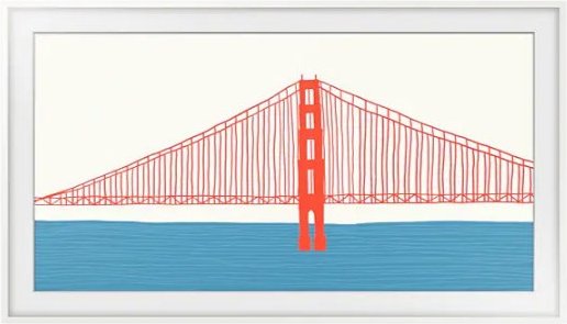 Austauschbarer Rahmen für The Frame 43" (2021) weiß