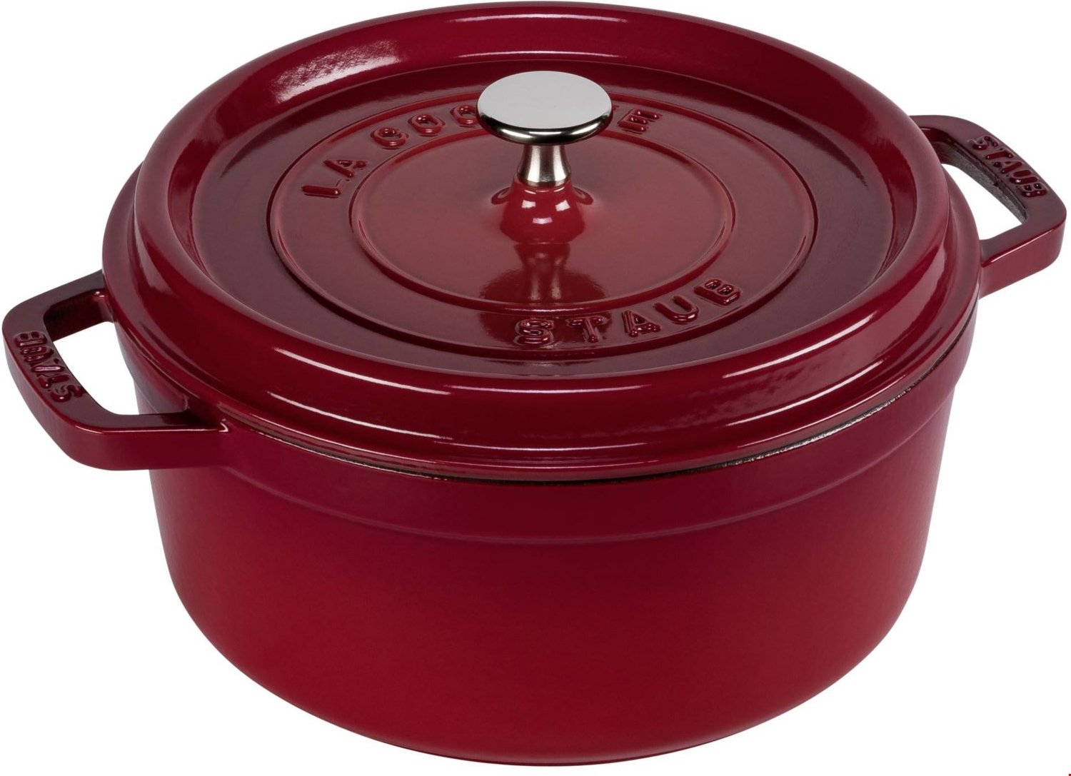 La Cocotte Rund (24cm) kirsch rot