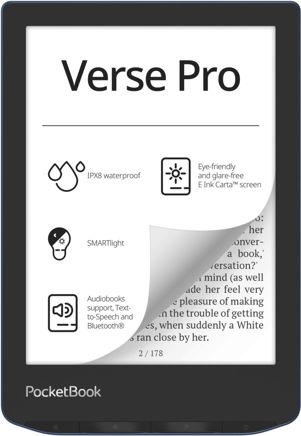 Verse Pro E-Book Reader azure
