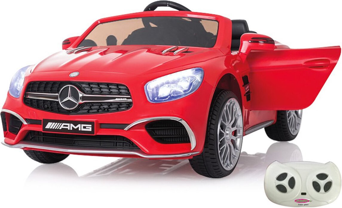 Ride-on Mercedes-Benz SL65 AMG Kinder Elektrofahrzeug rot