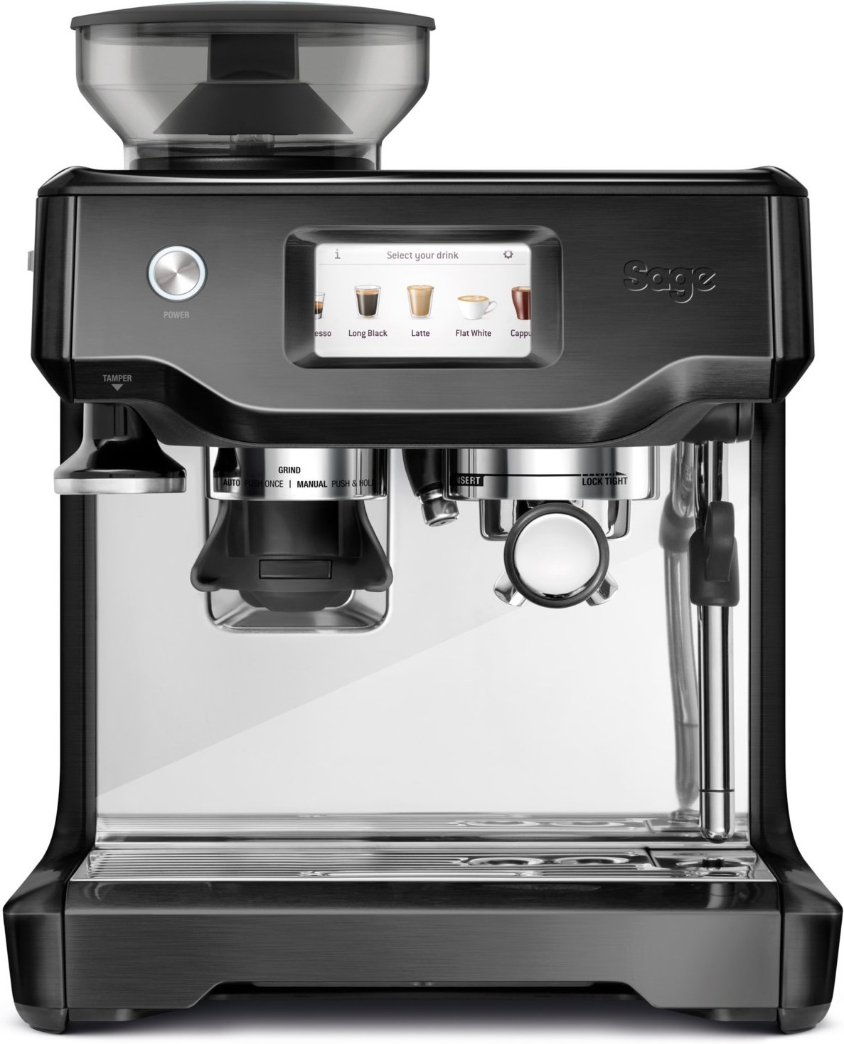 Barista Touch Siebträgermaschine schwarz/edelstahl