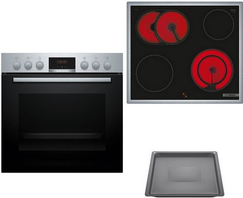 HND411GR63 Herdset bestehend aus HEA513BR3+NKN64RGA2E+HEZ631070 edelstahl