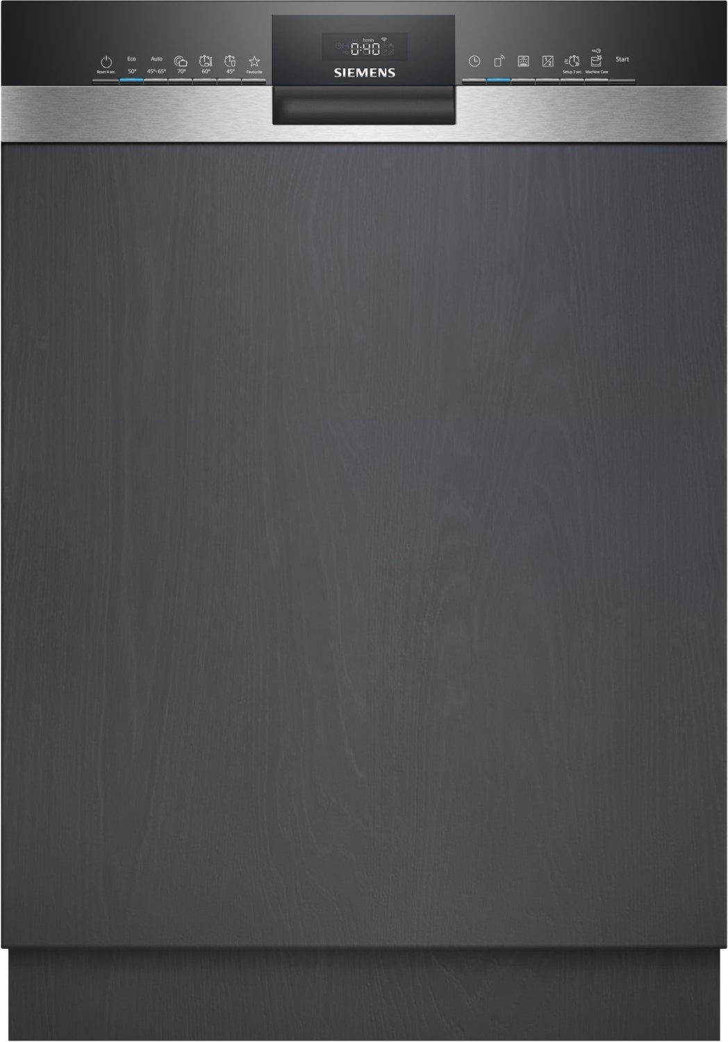 SN53ES22AE teilintegrierbarer 60 cm Geschirrspüler edelstahl