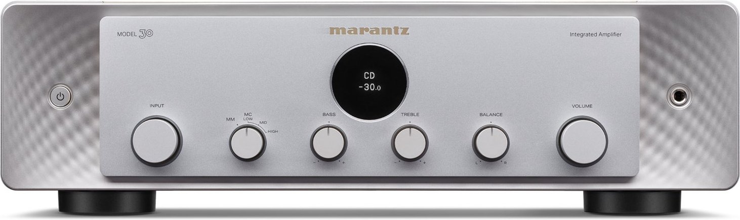 Model 30 Vollverstärker silber/gold