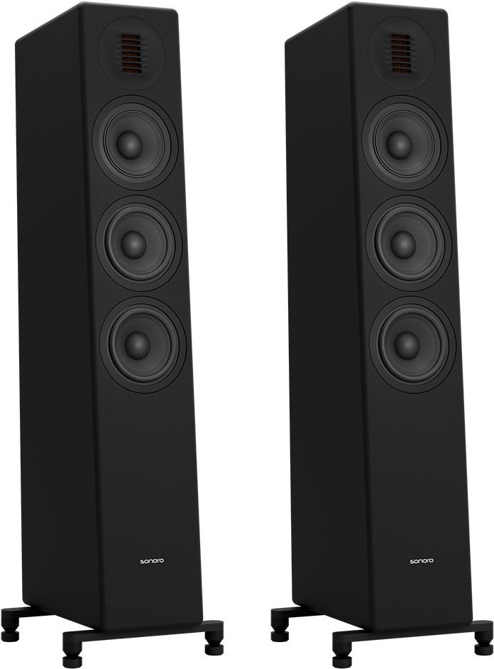 Orchestra Shaped Signature /Paar Stand-Lautsprecher mattschwarz/schwarz