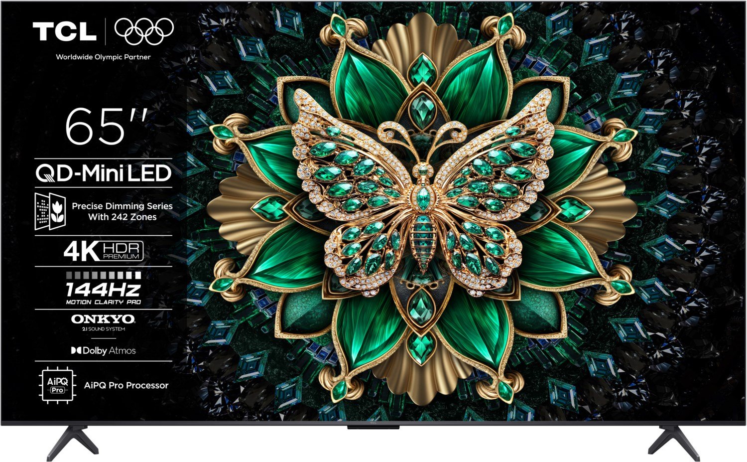 65C69K 164 cm (65") QD-Mini LED-TV brushed metal