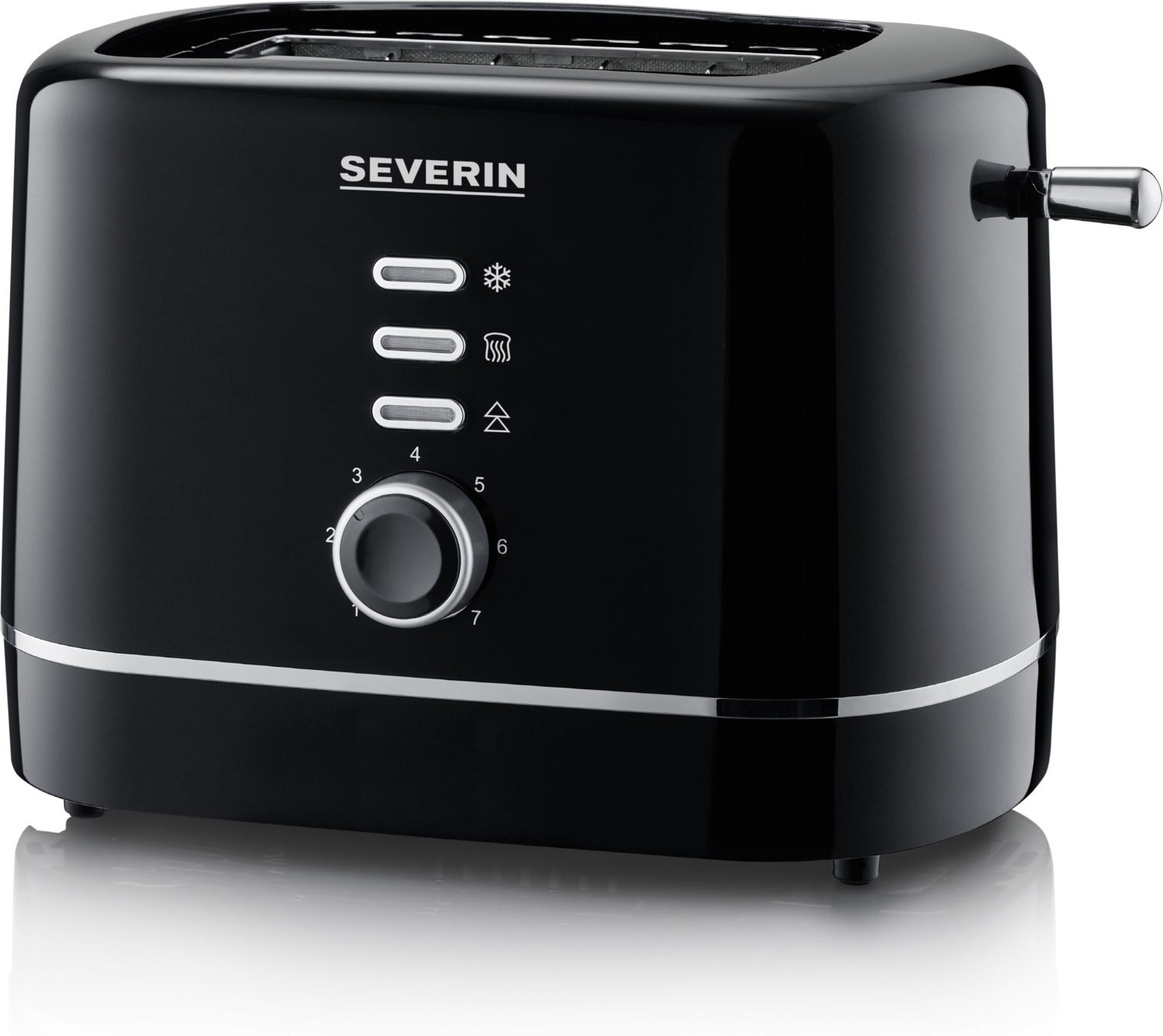 AT 4321 Kompakt-Toaster schwarz