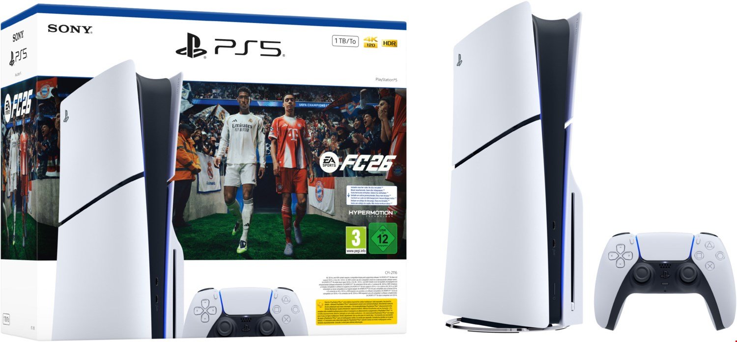 PlayStation 5 (mit Laufwerk) Konsole inkl. EA FC 26