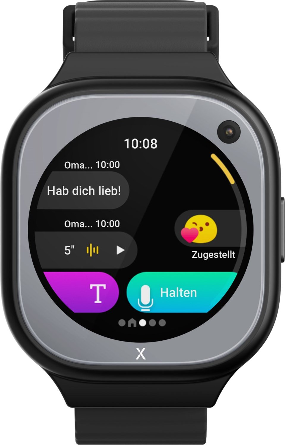 X6Pro Smartwatch schwarz