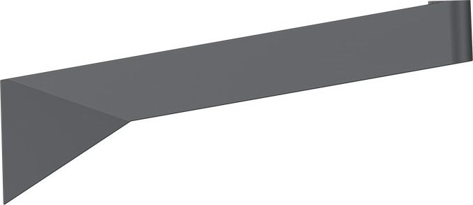 Lange Wandhalterung für Standard Kit mit Motor weiß/grau