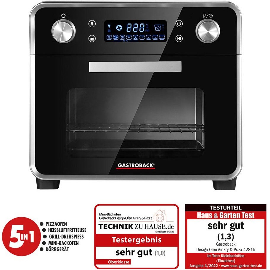Design Ofen Air Fry & Pizza Mini-Backofen
