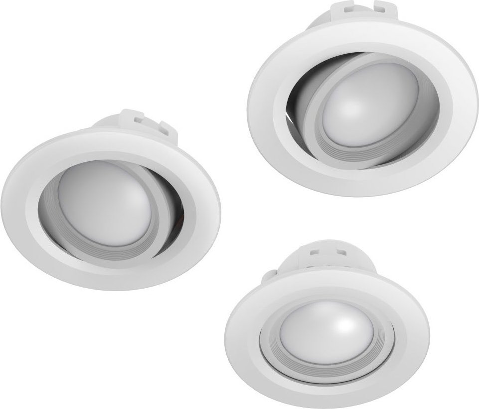 WLAN LED-Einbauspot 5W 3 Stück weiß