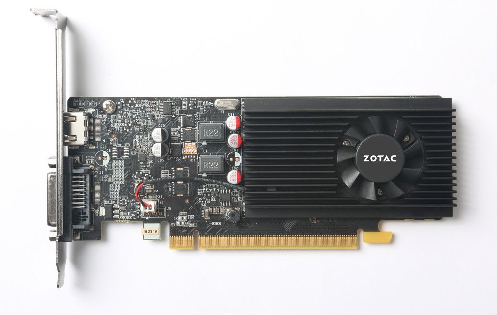 GeForce GT 1030 (2GB) PCI-E Grafikkarte schwarz