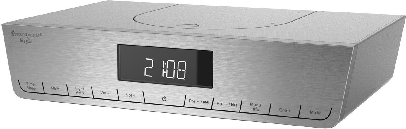 UR2016SI Küchenradio silber