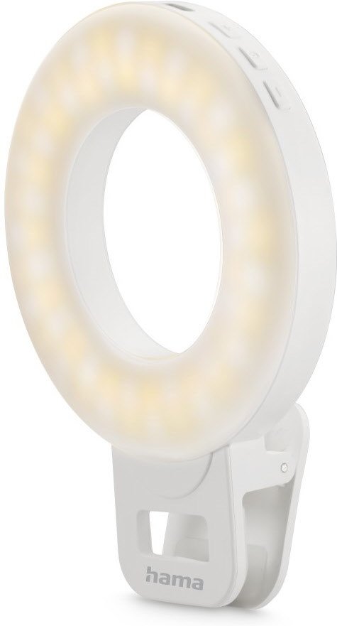 LED-Ringleuchte ToGo für Handy weiss