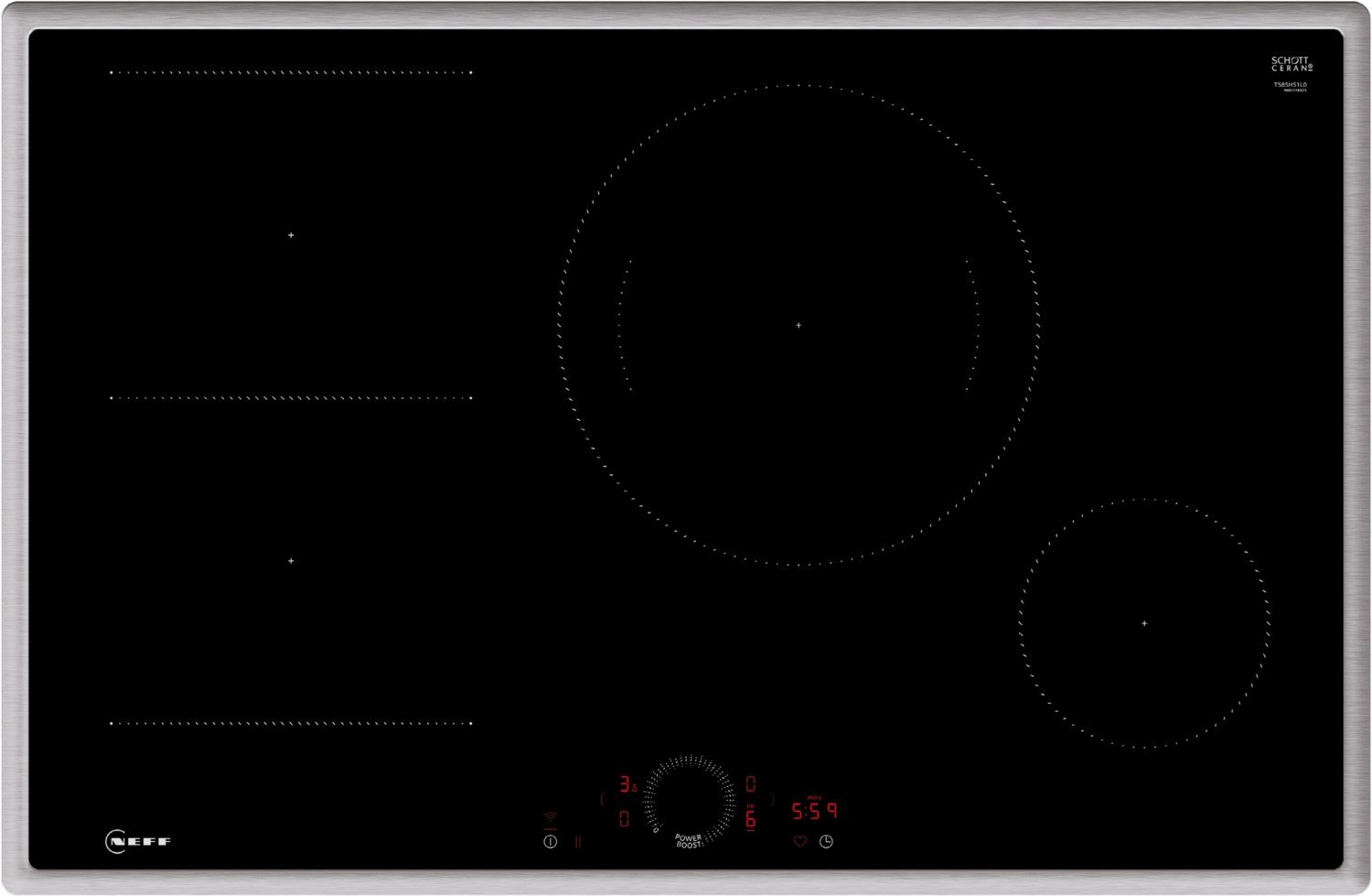 T58SHS1L0 Autark-Induktionskochfeld schwarz