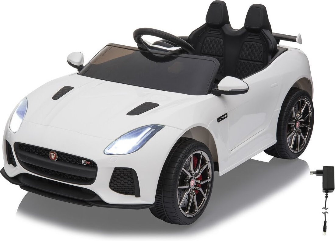 Ride-on Jaguar F-Type SVR Kinder Elektrofahrzeug weiß