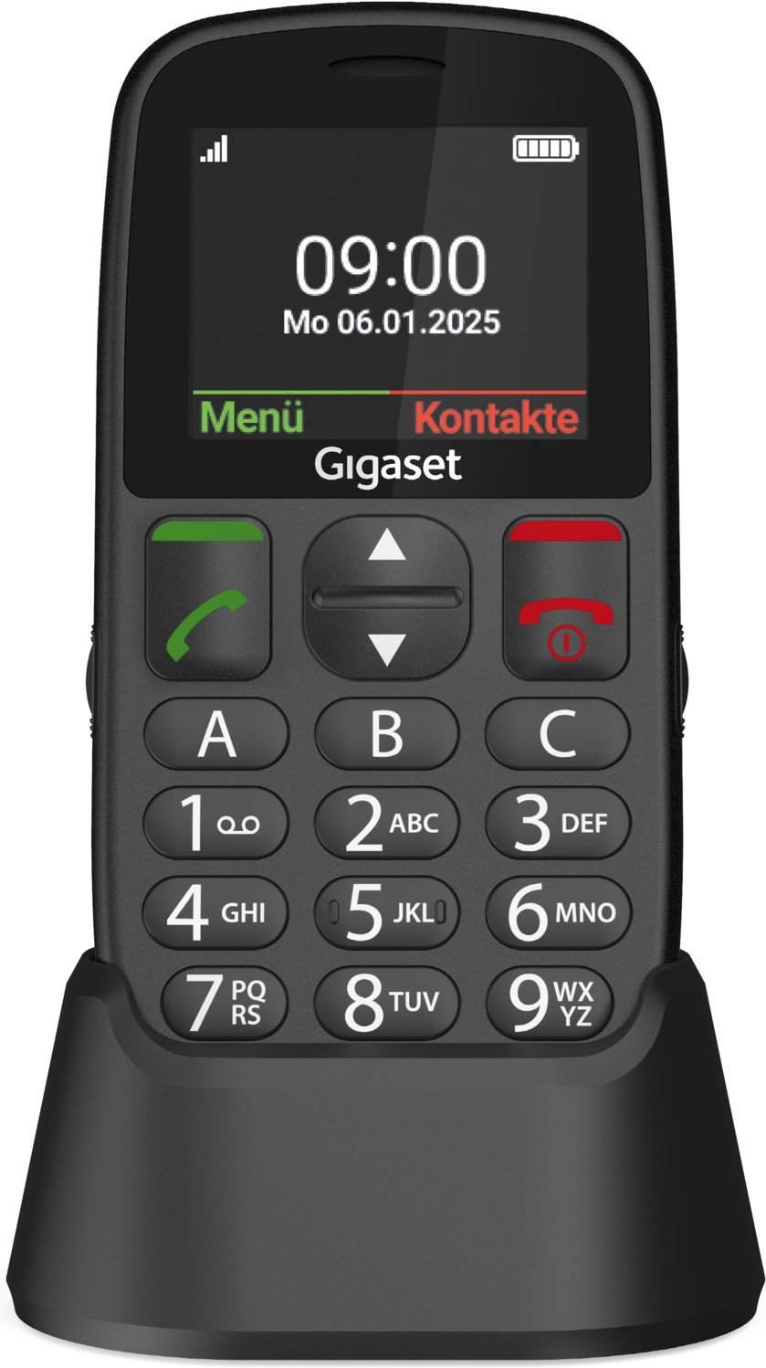 GL395 Seniorenhandy schwarz