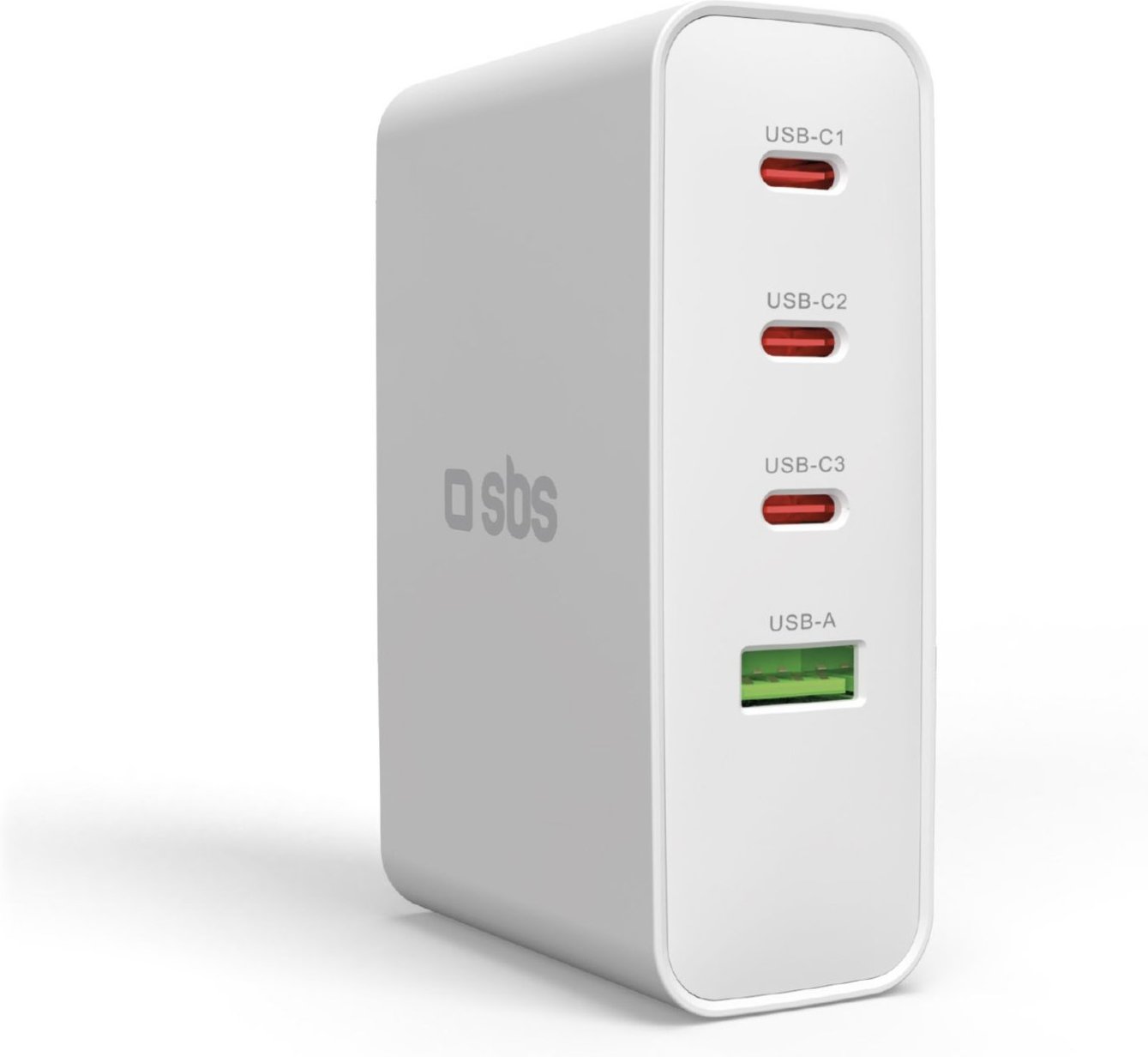 3x USB-C/USB Travel Adapter (100W) weiß