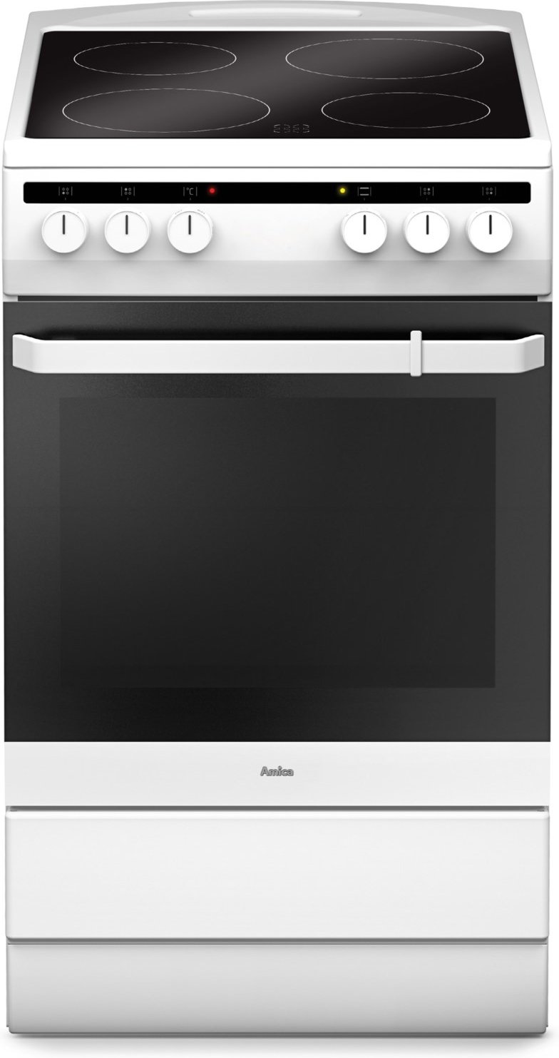 SHC 11542 W Elektroherd mit Glaskeramikfeld weiß