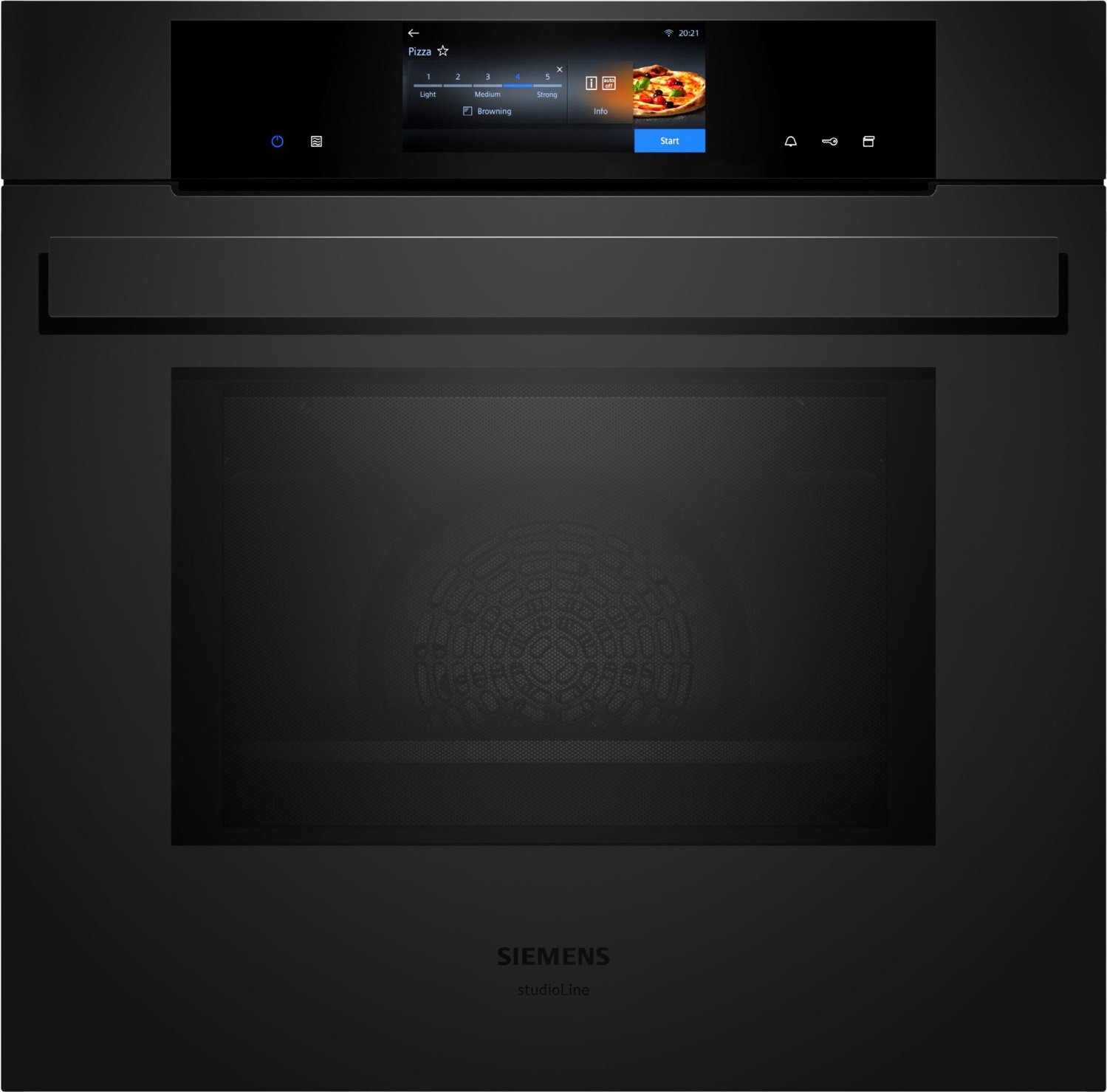 HN978GQM1 Backofen mit Mikrowellenfunktion mattschwarz