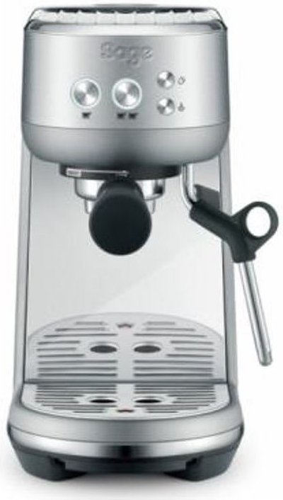 the Bambino Siebträgermaschine brushed stainless steel
