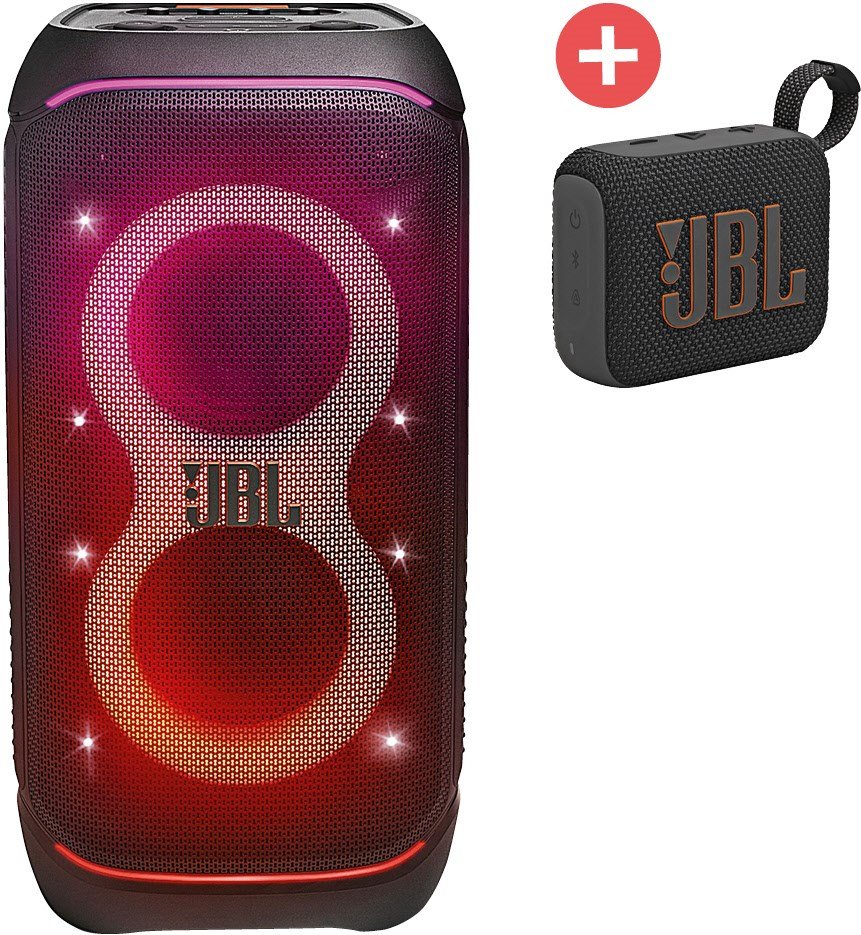 Thumbnail - Partybox Stage 320 Party-Lautsprecher + Dein Geschenk: JBL Go-4 Bluetooth-Lautsprecher