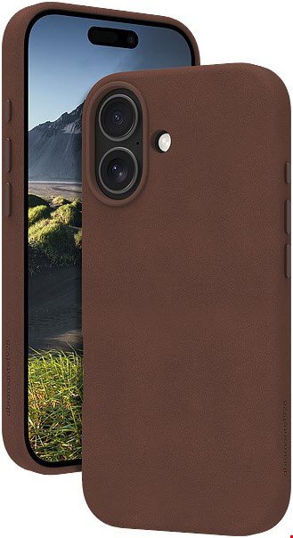 Thumbnail - Roskilde MagSafe Schutz-/Design-Cover für iPhone 17 dark tan