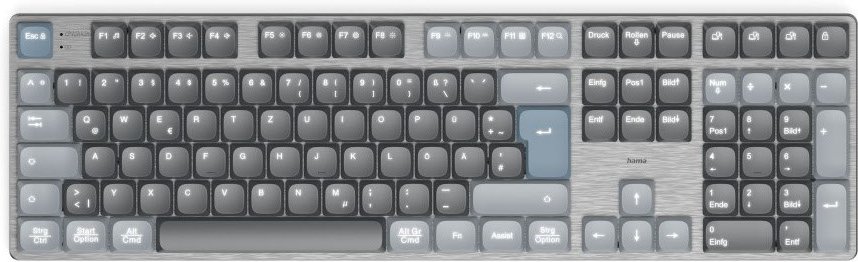 WK-800 (DE) Kabellose Tastatur schwarz