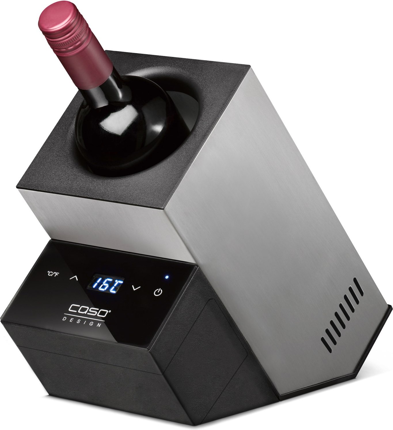 WineCase Deluxe Weintemperierer inox