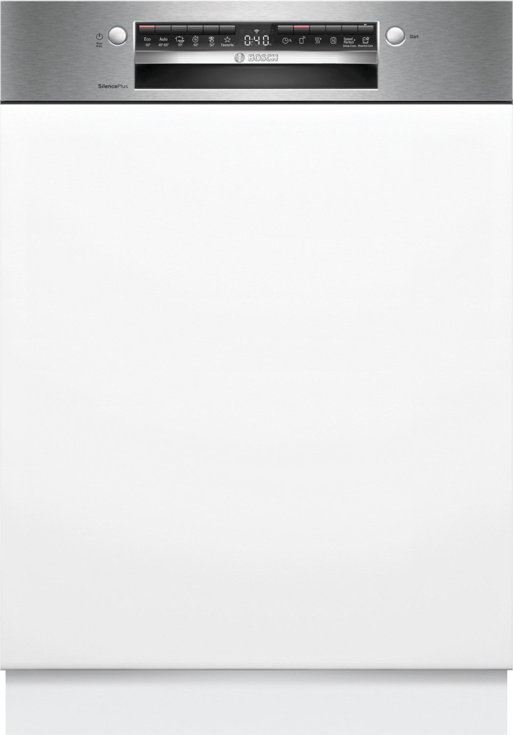 SMI4HAS19E teilintegrierbarer 60 cm Geschirrspüler edelstahl