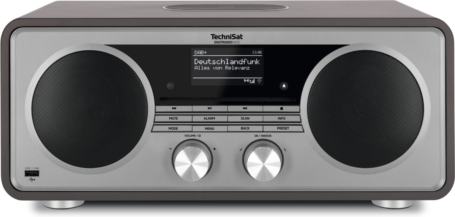 DigitRadio 602 CD/Radio-System anthrazit/silber
