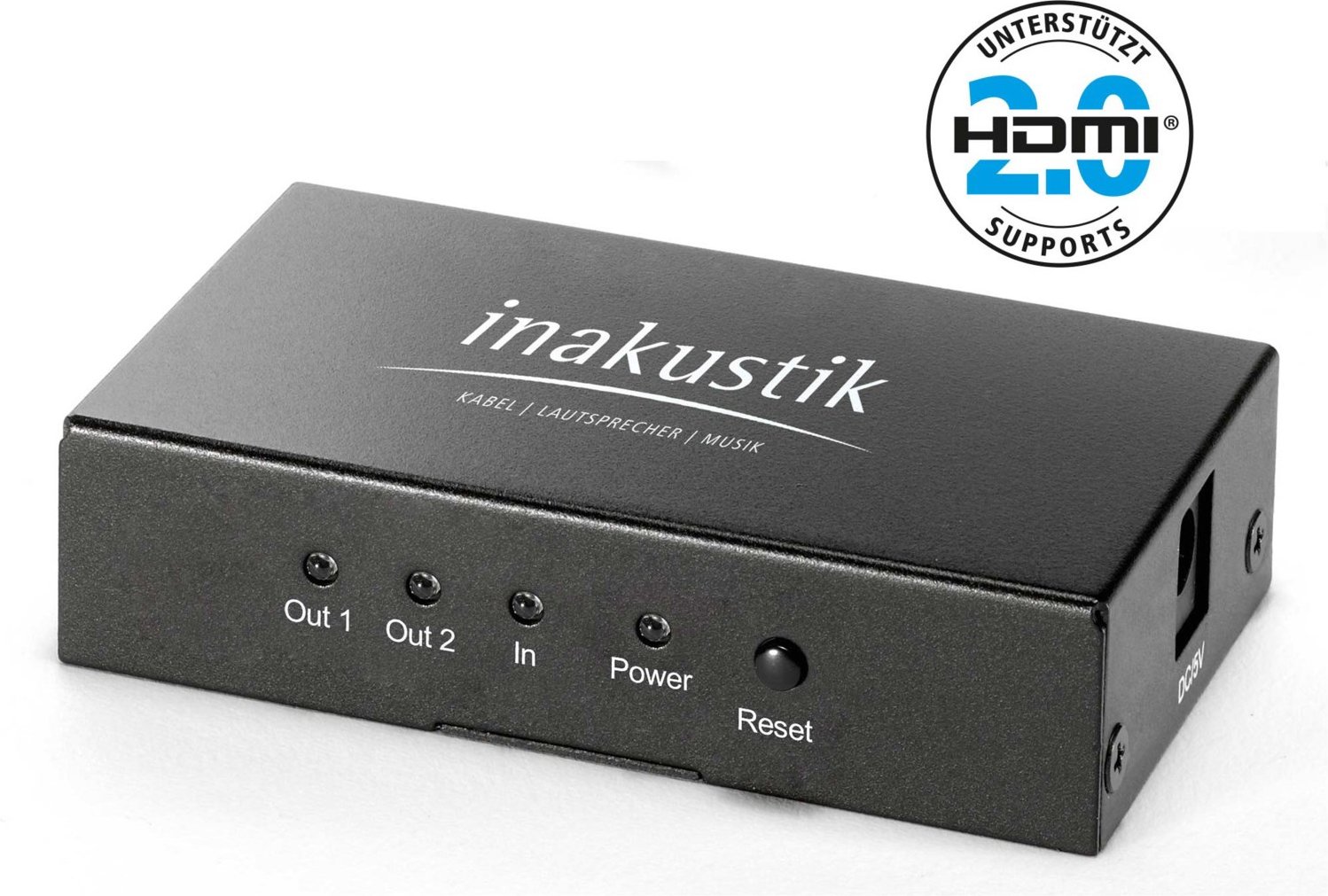 Premium HDMI 2.0 Splitter schwarz