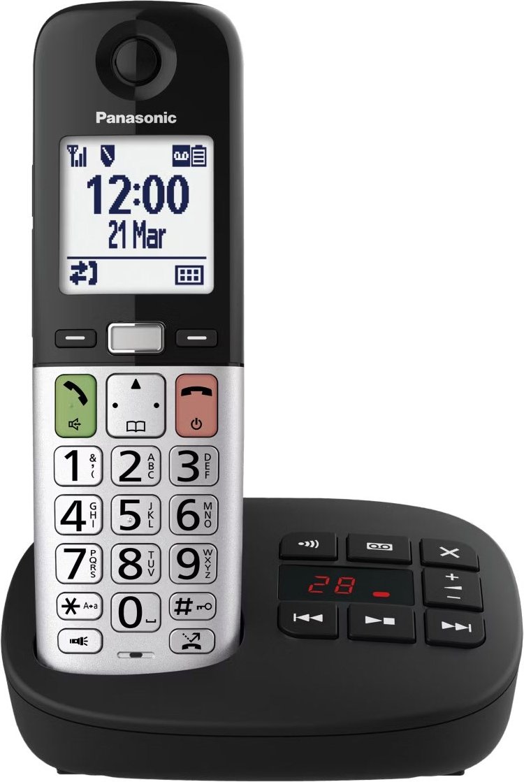 KX-TGU430EXB Schnurlostelefon mit Anrufbeantworter schwarz