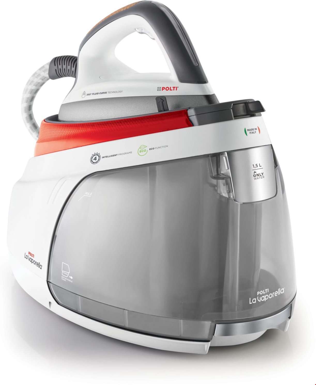 La Vaporella XM84C Bügelstation weiß/rot