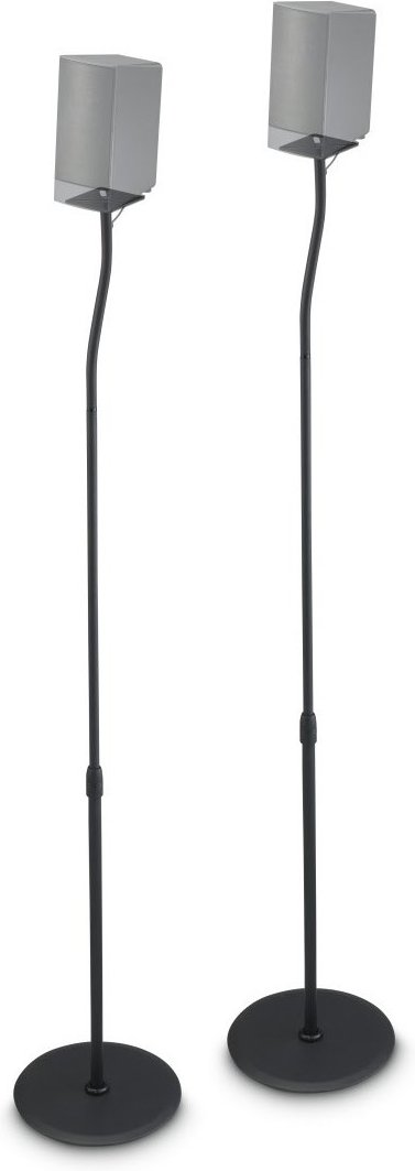 Lautsprecherständer mit Kabelführung schwarz