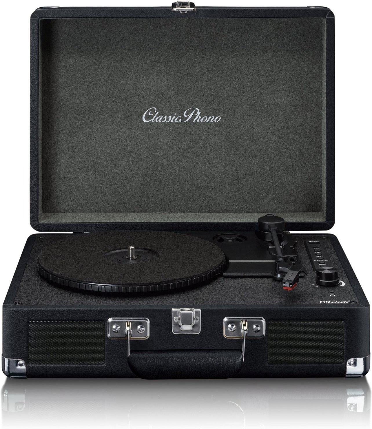 TT-115BK Plattenspieler mit Bluetooth & USB schwarz