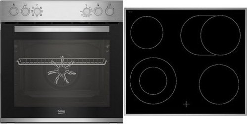 b100 BBUE12020X Herdset edelstahl + edelstahl