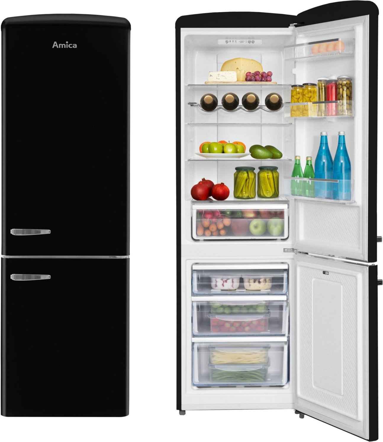 KGCR 387 109 S Kühl-/Gefrierkombination schwarz