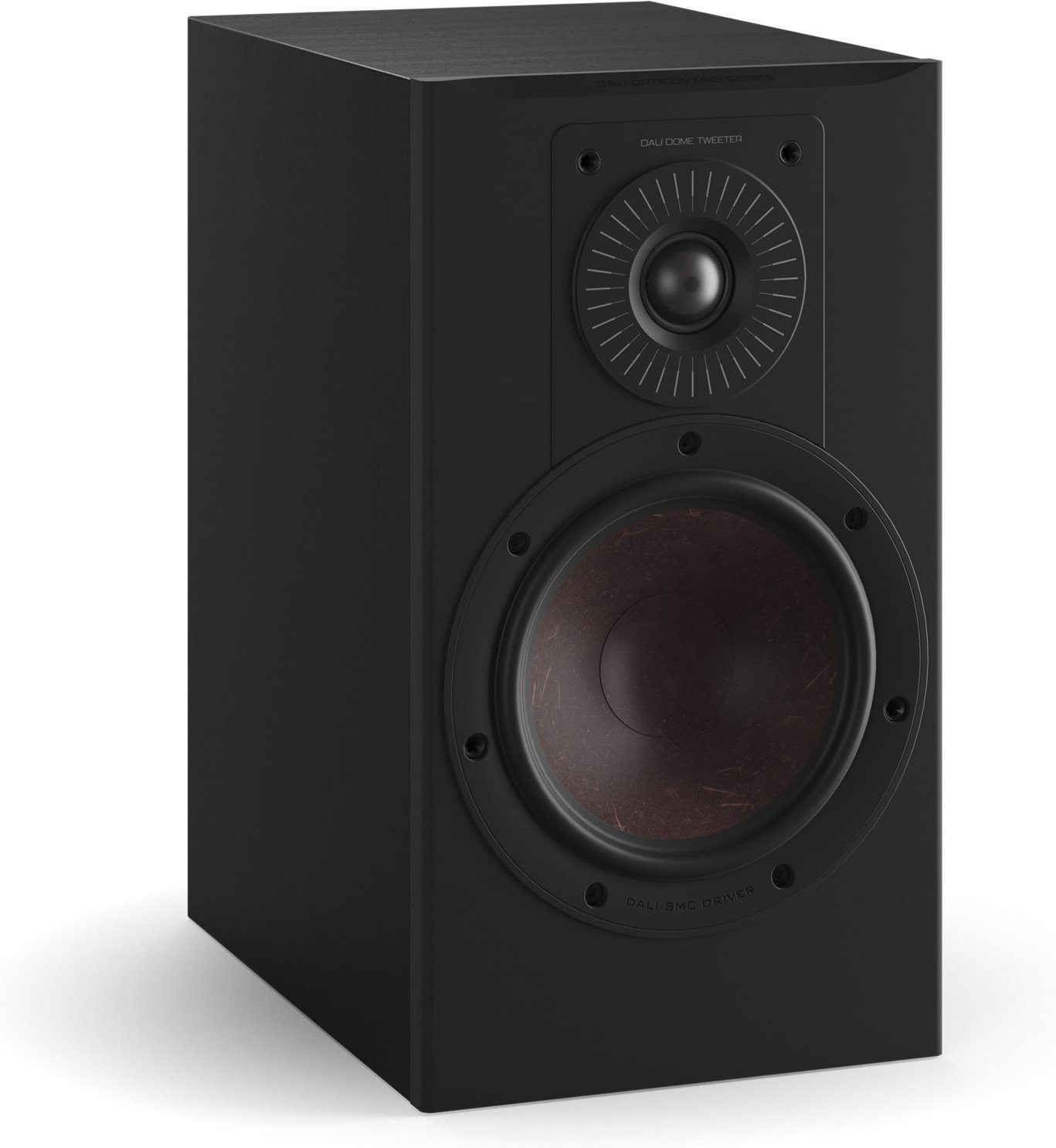 Opticon 2 MKII /Stück Klein-/Regallautsprecher schwarz seidenmatt/schwarz